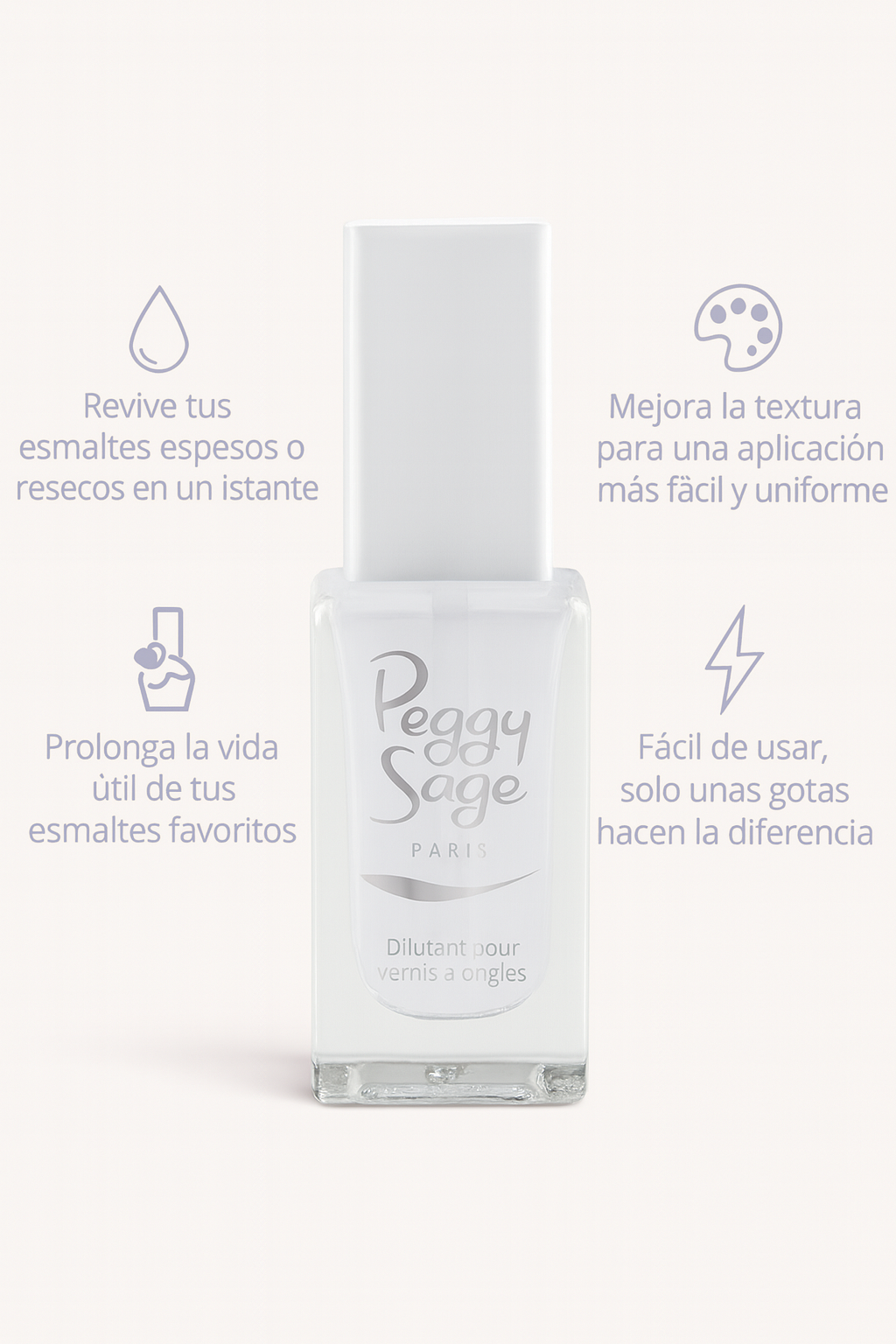 Diluyente para esmalte de uñas