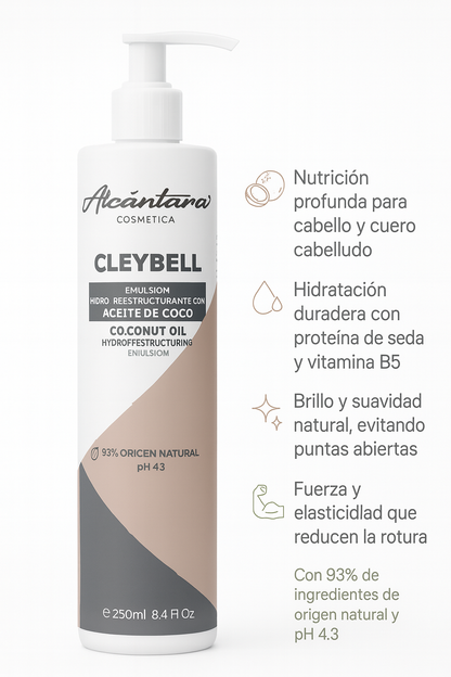 Cleybell Emulsión Hidro-Reestructurante de Coco