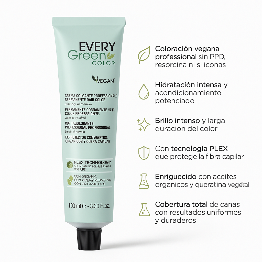 Every Green color vegan - Bello Cabello