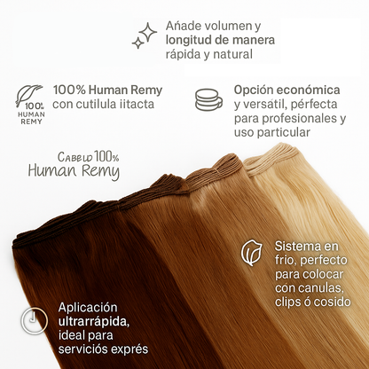 Extensión Cosida Lisa 140×50 cm