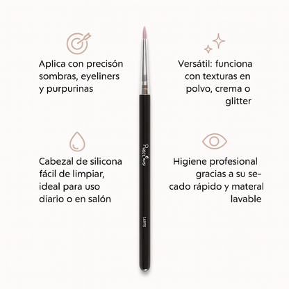 Pincel eyeliner de silicona