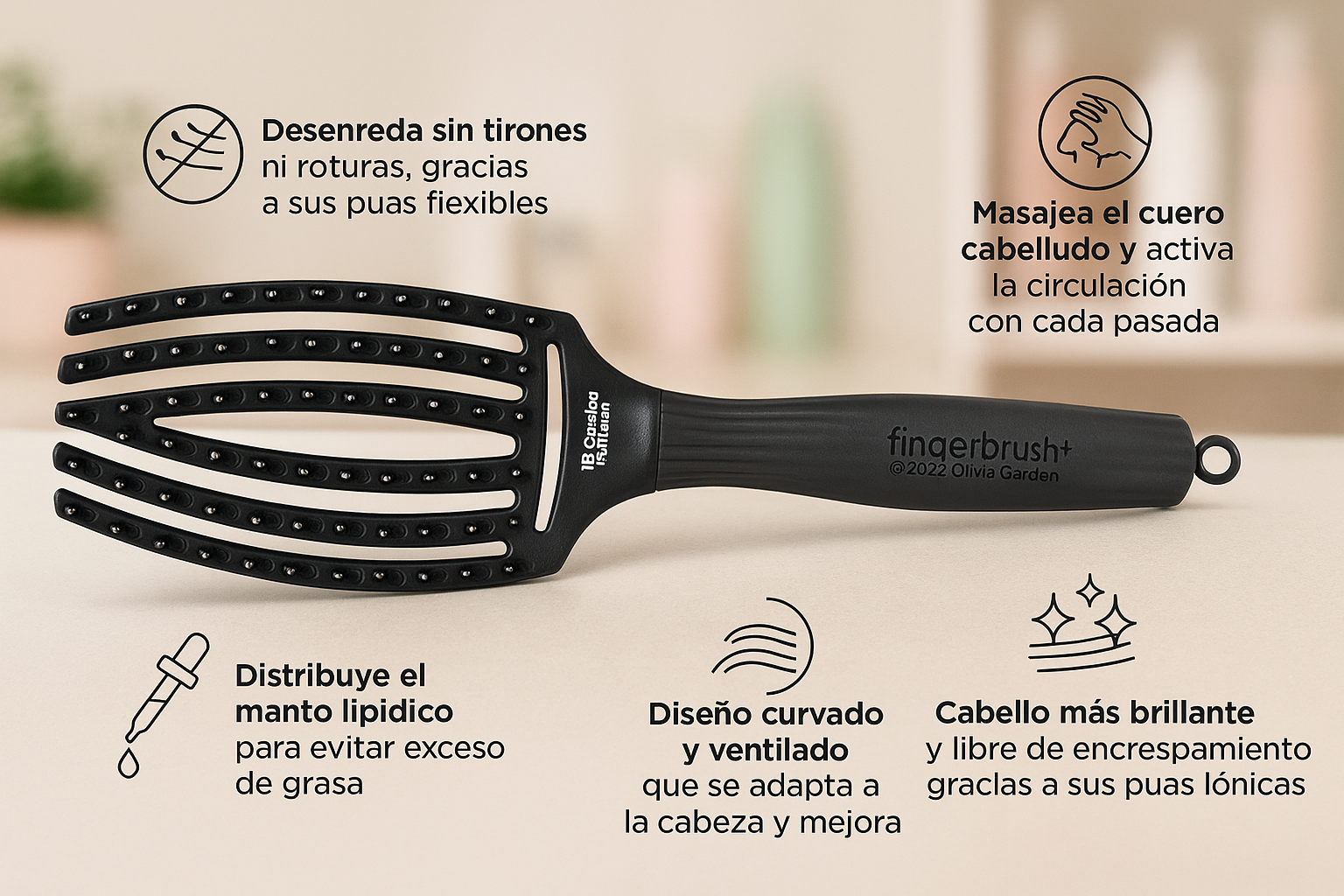 Cepillo Fingerbrush Combo - Bello Cabello