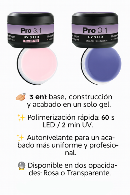 Pro 3.1 Gel monofásico UV&LED