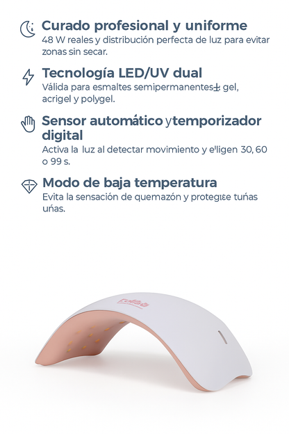 Lampara Led Pollie Moon Light UV