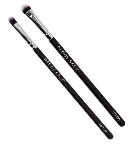 Pincel sombra de ojos - plano y redondeado