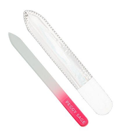 Lima de uñas de vidrio