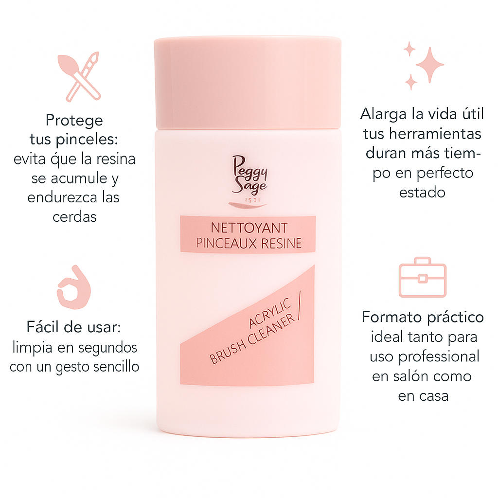 Limpiador pinceles resina