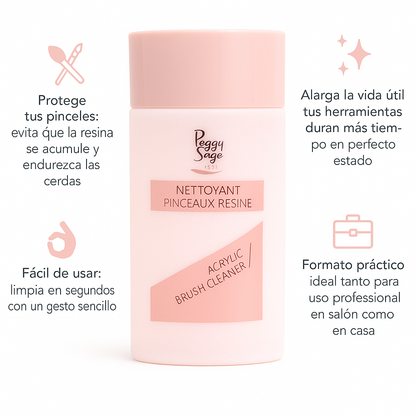 Limpiador pinceles resina