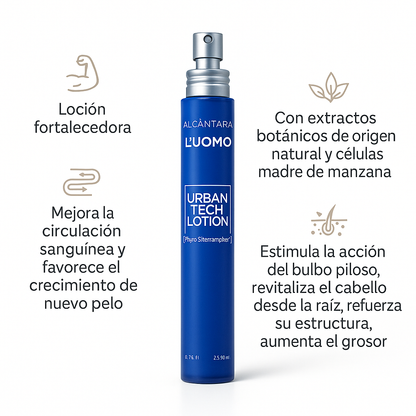 Loción fortalecedora hombre L’Uomo Urban Tech Lotion - Bello Cabello