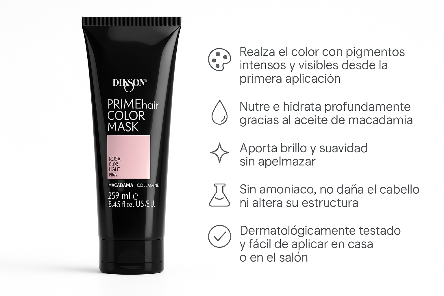Mascarilla de Color Dikson Prime - Bello Cabello