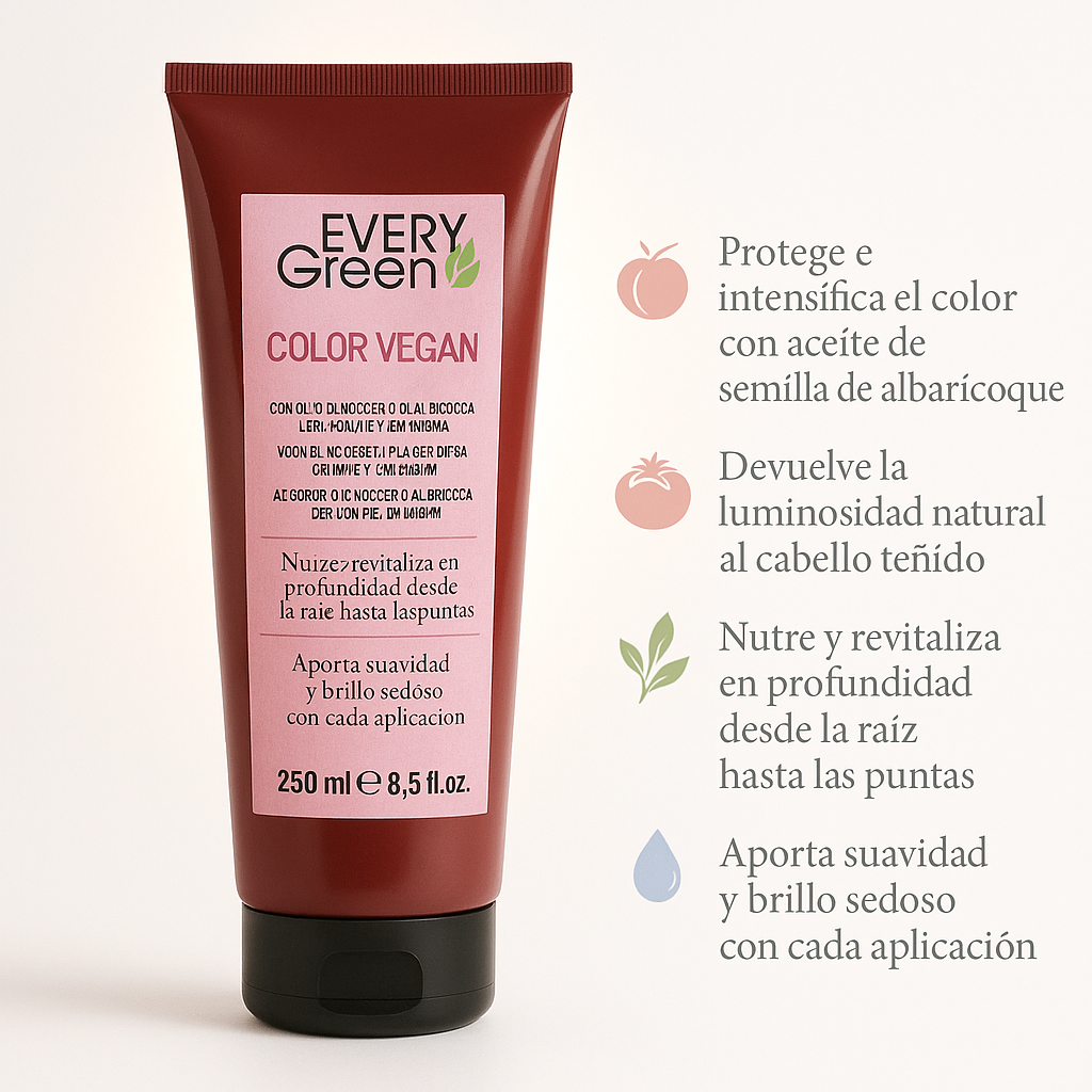 Mascarilla protectora - cabellos teñidos - Every Green - Bello Cabello