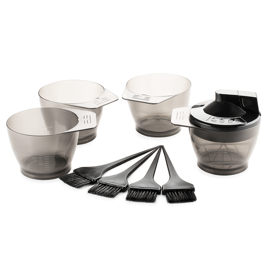 Mezclador de tintes recargable + 4 Bols