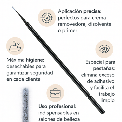 Micro cepillo desechable x 100