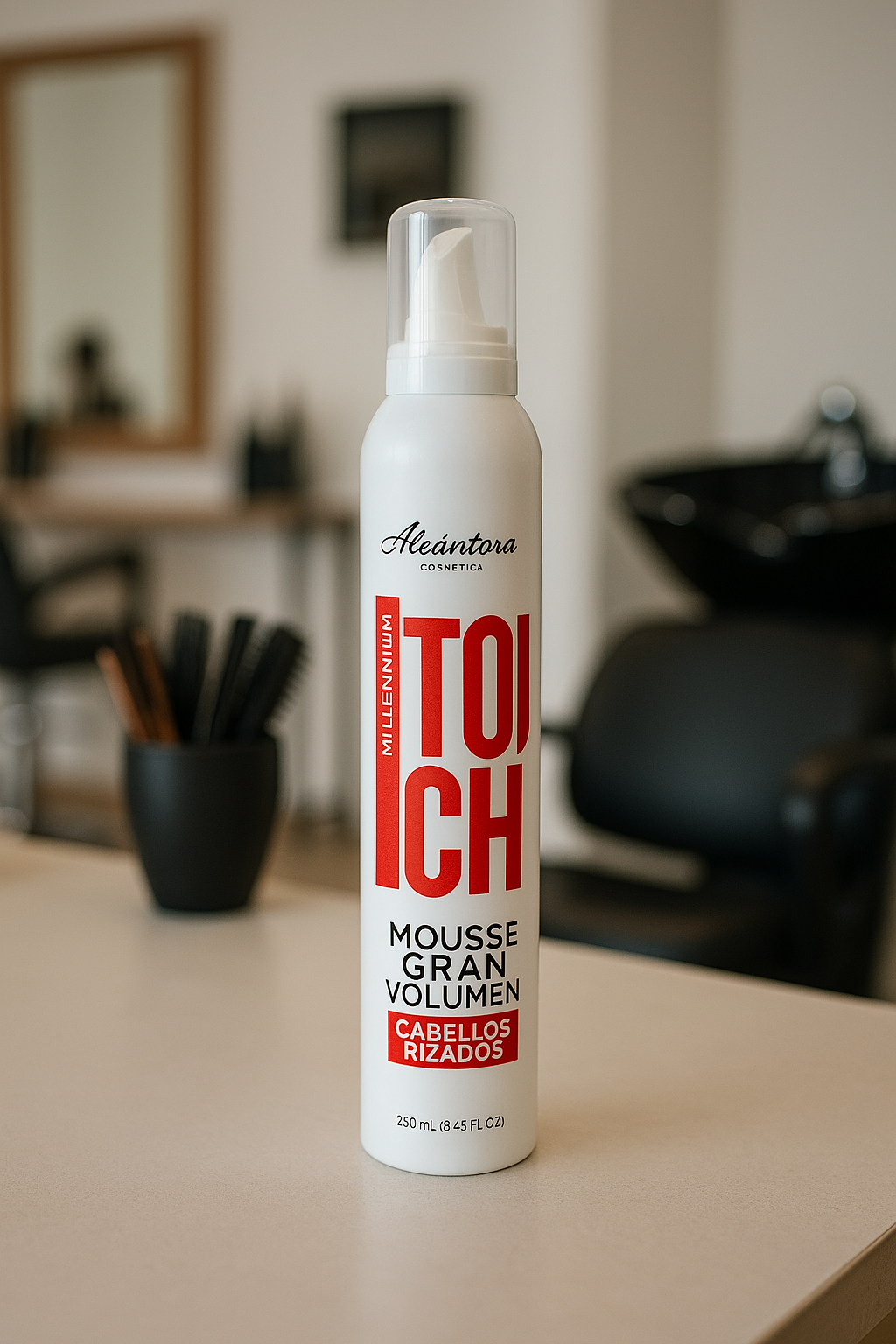 Millenium Touch Mousse Gran Volumen Cabellos Rizados - Bello Cabello