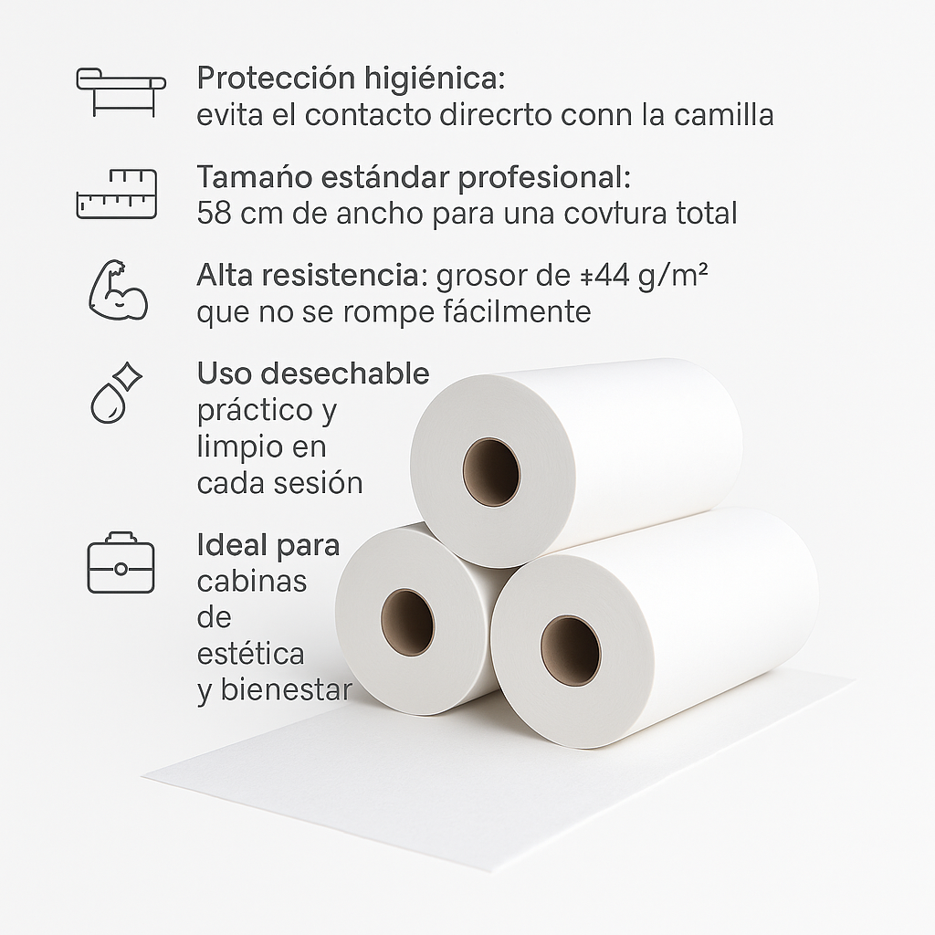 Papel camilla blanco - Bello Cabello