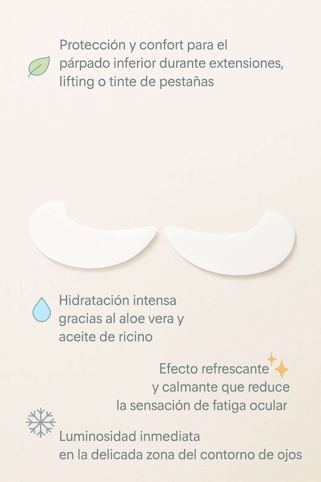 Parche de gel contorno de ojos