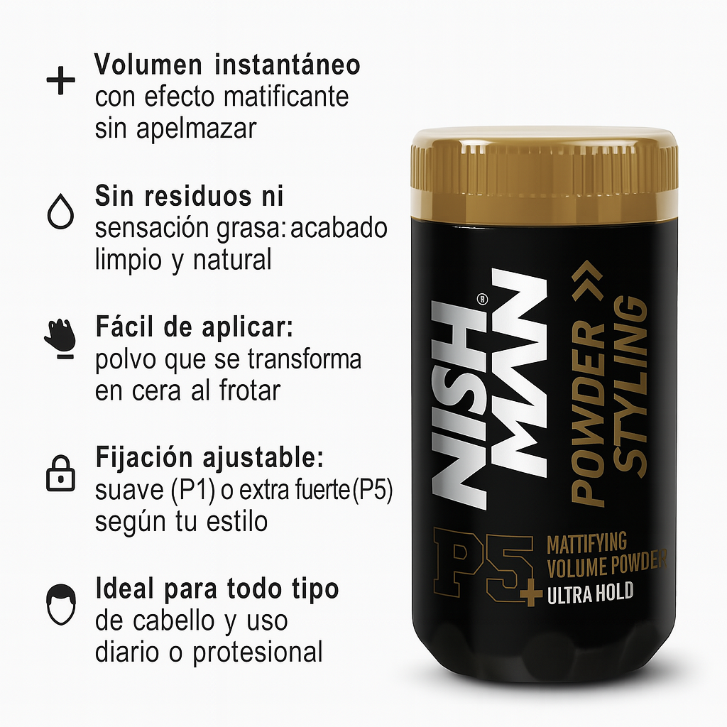 Polvo Voluminizador NISHMAN - Bello Cabello