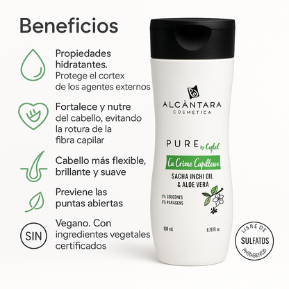 Pure by Cleybell Crema capilar antioxidante natural - Bello Cabello