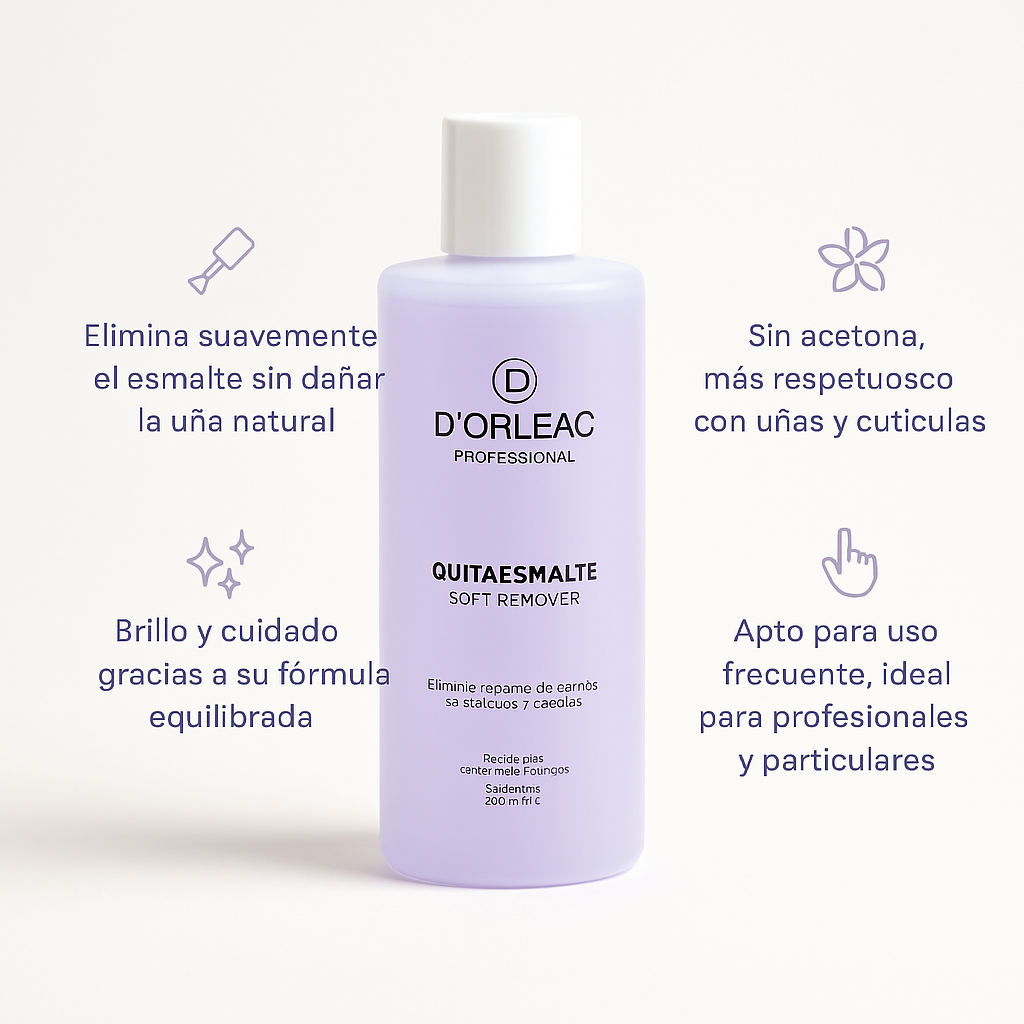 Quitaesmalte Sin Acetona D'Orleac