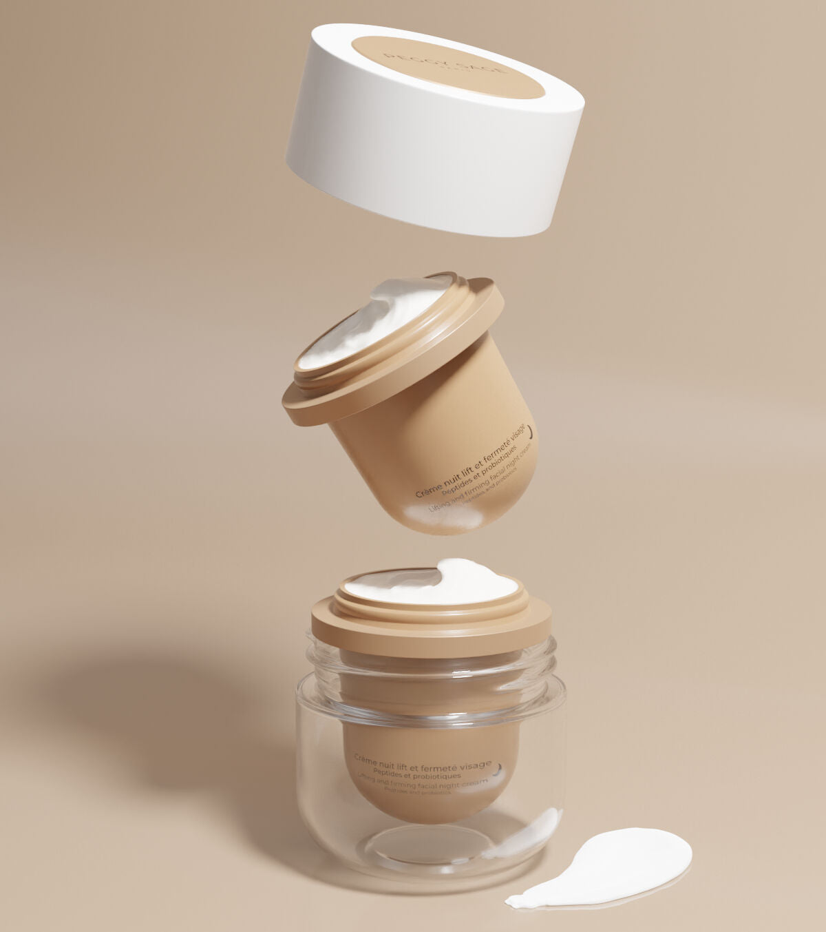 Recarga crema noche lift y firmeza del rostro BEAUTY EXPERT FACE - péptidos y probióticos