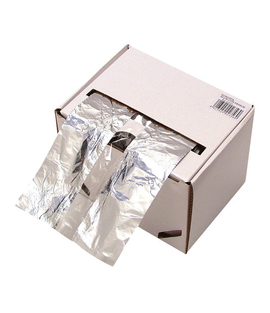 Rollo papel aluminio con franja transparente