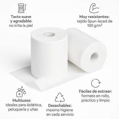 Rollo toallitas SPUN-LACED 2 Uds. - Bello Cabello