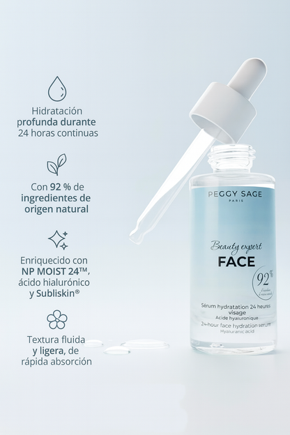 Sérum hidratación facial 24 horas