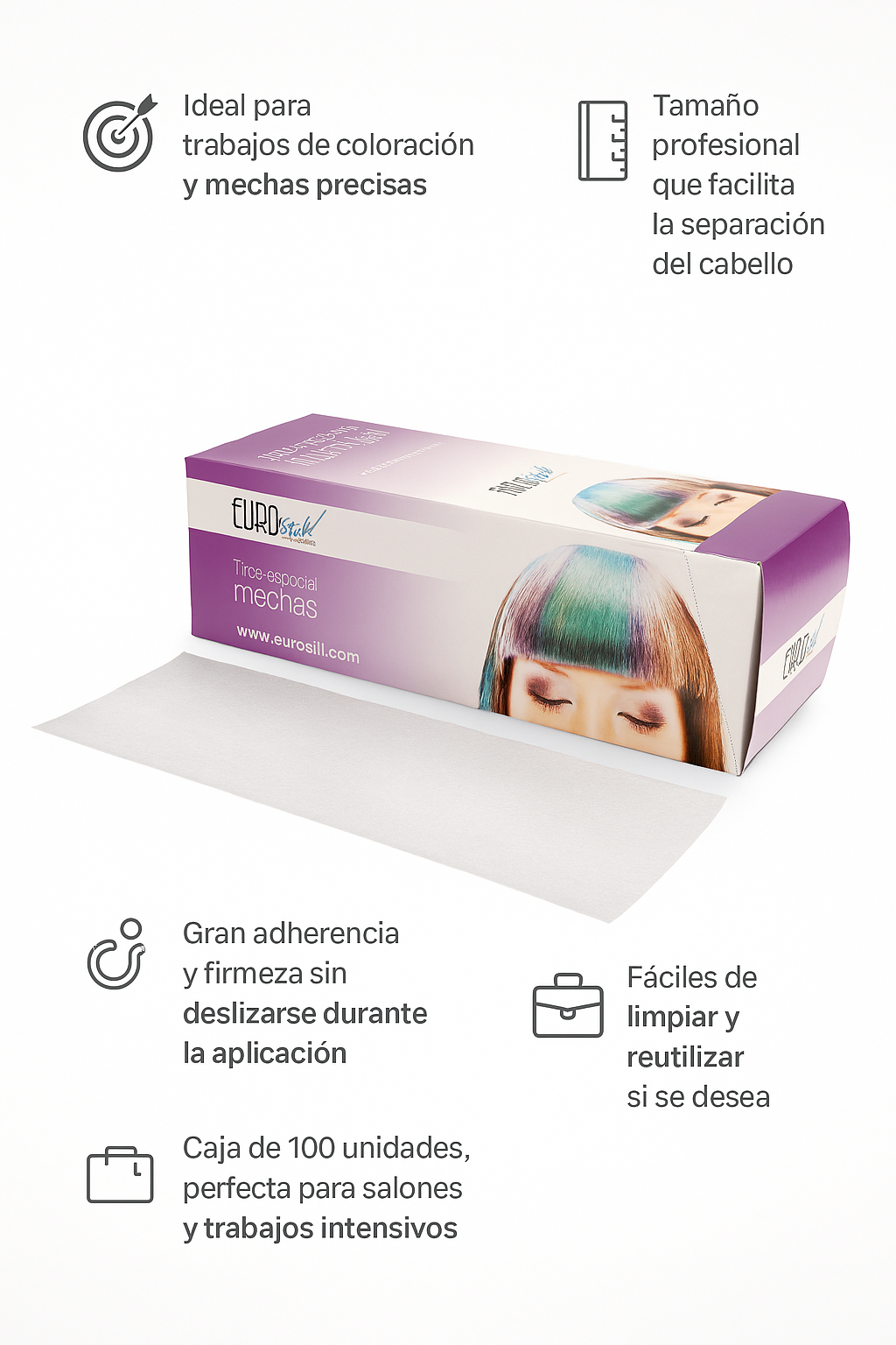 Tiras especial mechas Eurostil