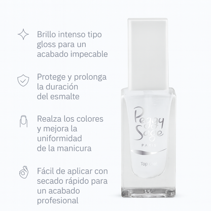 Top coat - Acabado brillante de uñas