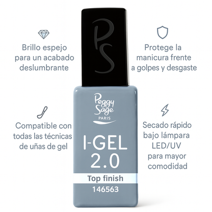 I-GEL 2.0 top finish