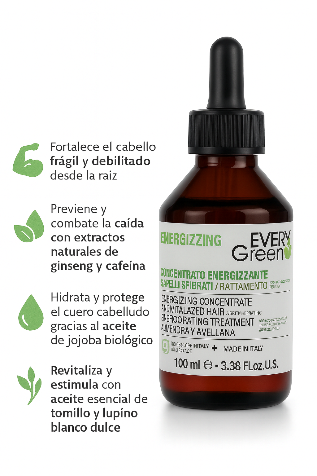 Tratamiento energizante - cabellos frágiles