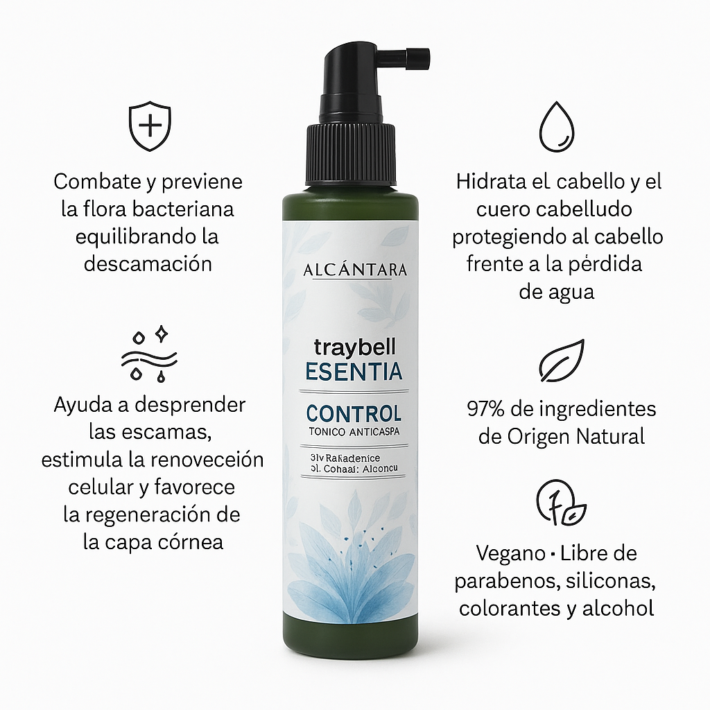 Traybell Essentia Control tónico tratamiento caspa - Bello Cabello