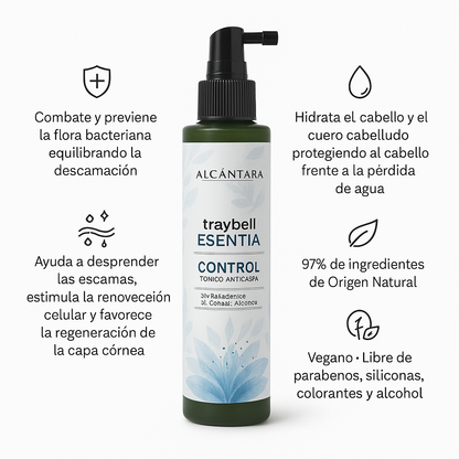 Traybell Essentia Control tónico tratamiento caspa - Bello Cabello