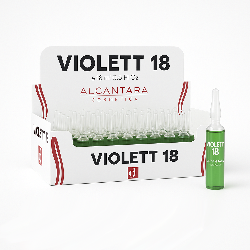 VIOLETT 18 Plis Reestructurante Ampollas - Bello Cabello
