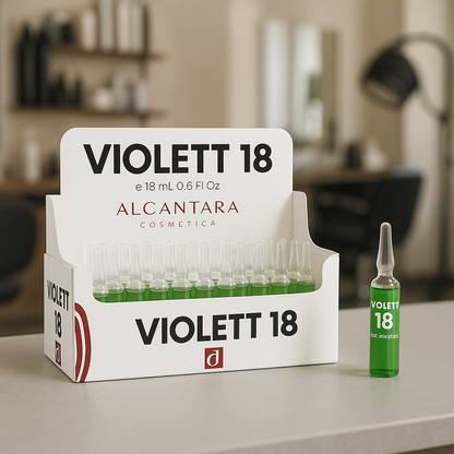 VIOLETT 18 Plis Reestructurante Ampollas - Bello Cabello